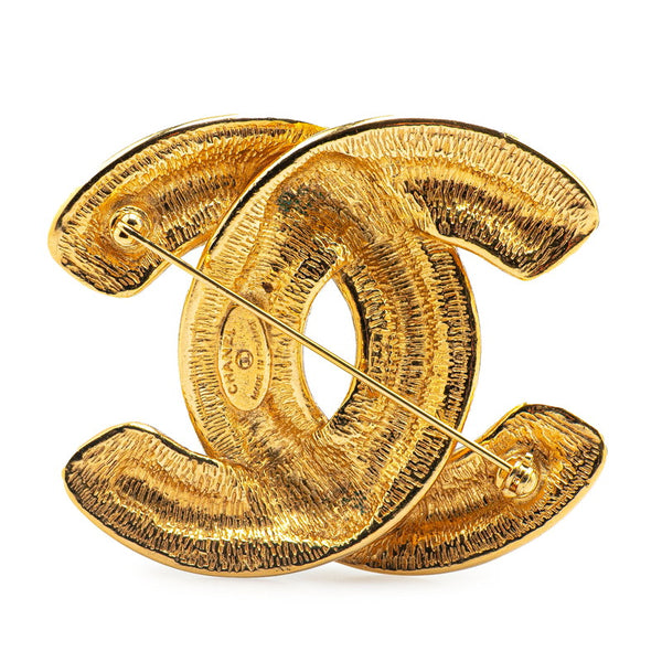 シャネル ヴィンテージ ココマーク ブローチ ゴールド メッキ レディース CHANEL 【中古】