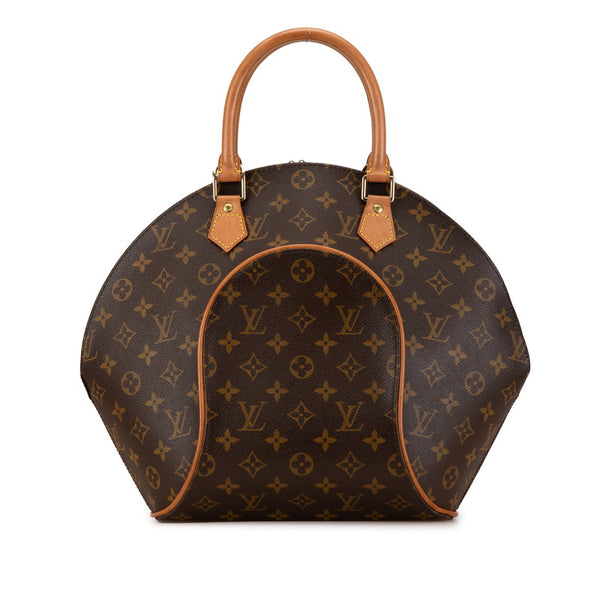 ルイ ヴィトン モノグラム エリプスMM ハンドバッグ M51126 ブラウン PVC レザー レディース LOUIS VUITTON 【中古】