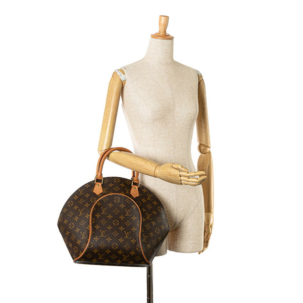ルイ ヴィトン モノグラム エリプスMM ハンドバッグ M51126 ブラウン PVC レザー レディース LOUIS VUITTON 【中古】