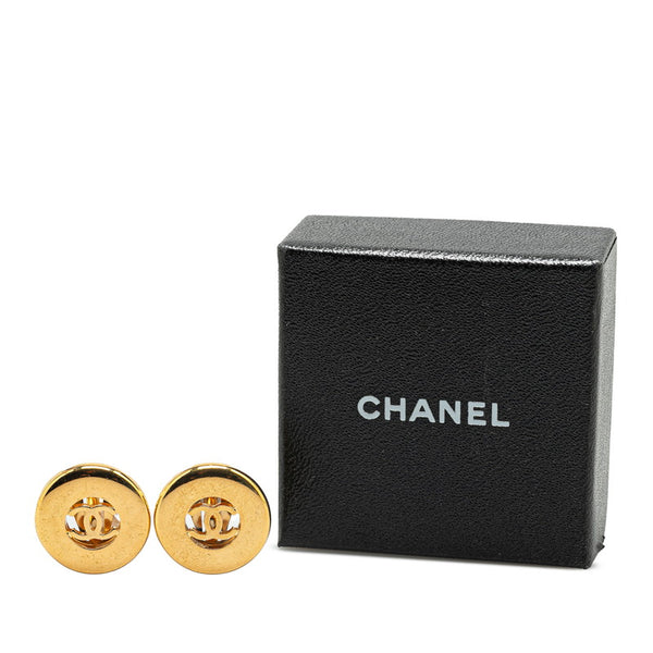 シャネル ココマーク イヤリング ゴールド メッキ レディース CHANEL 【中古】