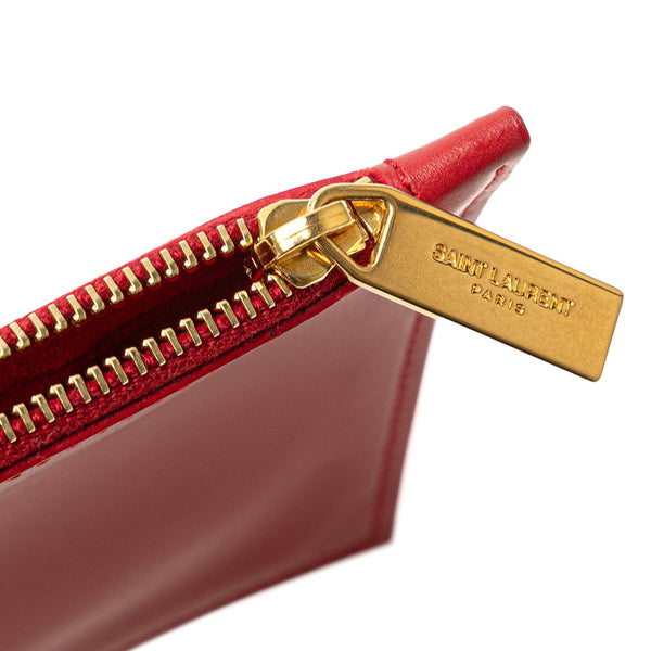 サンローラン リバーシブル トートバッグ 318340 レッド レザー レディース SAINT LAURENT 【中古】