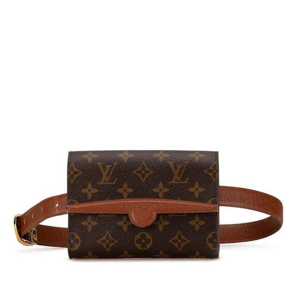 ルイ ヴィトン モノグラム アルシュ ウエストバッグ ベルトバッグ 85/36 M51975 ブラウン PVC レザー レディース LOUIS VUITTON 【中古】