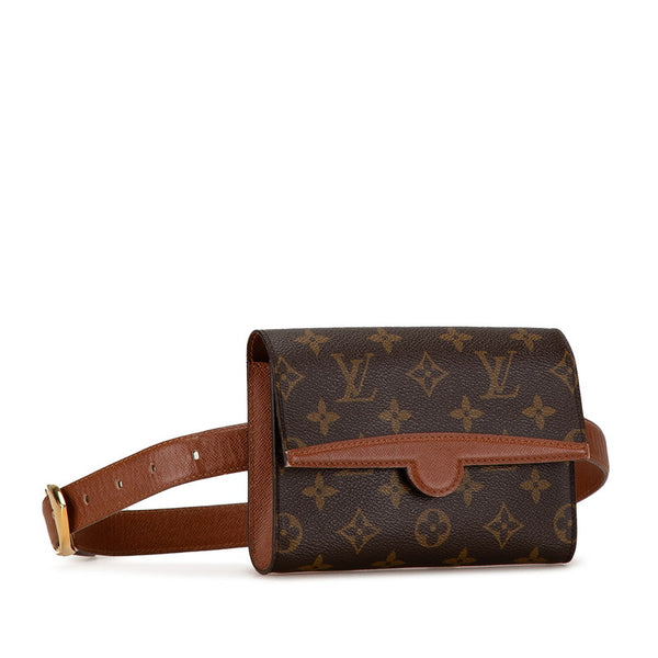ルイ ヴィトン モノグラム アルシュ ウエストバッグ ベルトバッグ 85/36 M51975 ブラウン PVC レザー レディース LOUIS VUITTON 【中古】