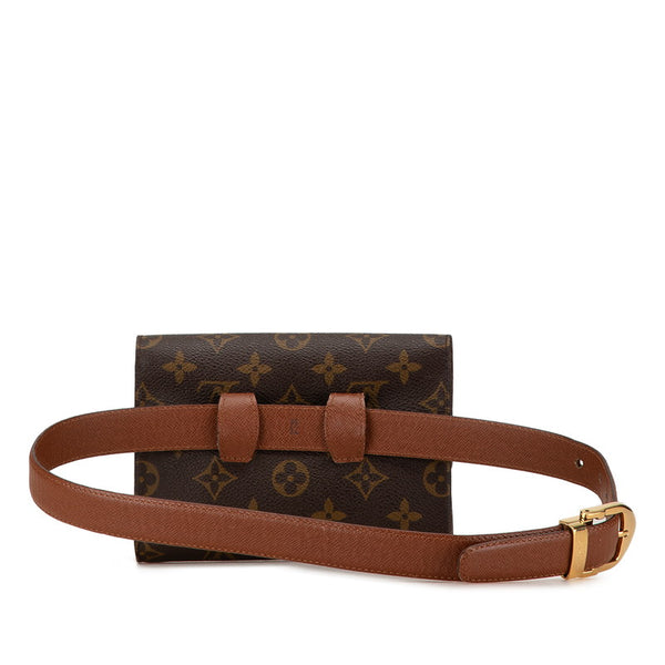 ルイ ヴィトン モノグラム アルシュ ウエストバッグ ベルトバッグ 85/36 M51975 ブラウン PVC レザー レディース LOUIS VUITTON 【中古】