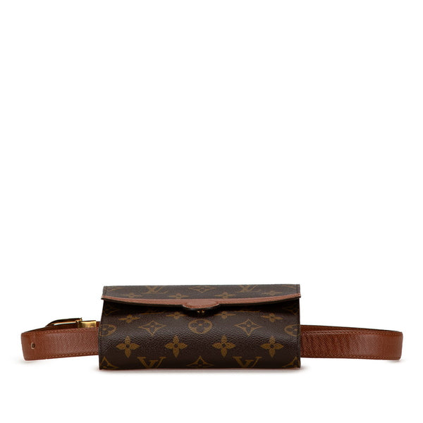 ルイ ヴィトン モノグラム アルシュ ウエストバッグ ベルトバッグ 85/36 M51975 ブラウン PVC レザー レディース LOUIS VUITTON 【中古】