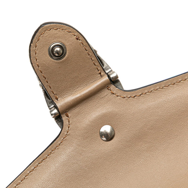 グッチ GGスプリーム ディオニュソス チェーン ショルダーバッグ 476432 ブラック PVC スウェード レディース GUCCI 【中古】