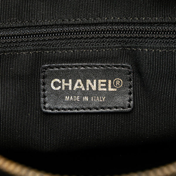 シャネル マトラッセ ココマーク チェーン ハンドバッグ ワンショルダーバッグ ブラック キャビアスキン レディース CHANEL 【中古】