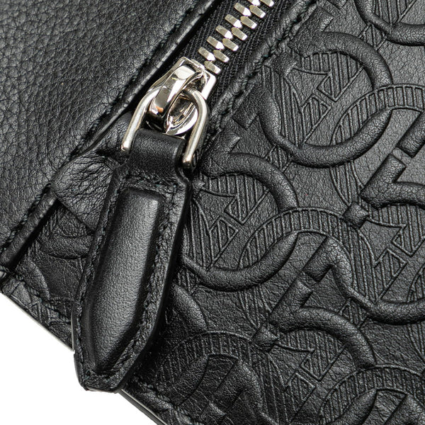 サルヴァトーレフェラガモ ガンチーニ クラッチバッグ FB-24 A 424 ブラック レザー レディース Salvatore Ferragamo 【中古】