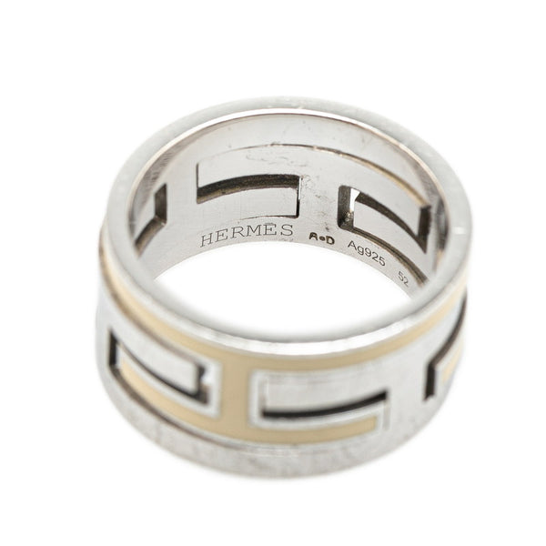 エルメス ムーヴアッシュ リング 指輪 #52 SV925 シルバー レディース HERMES 【中古】