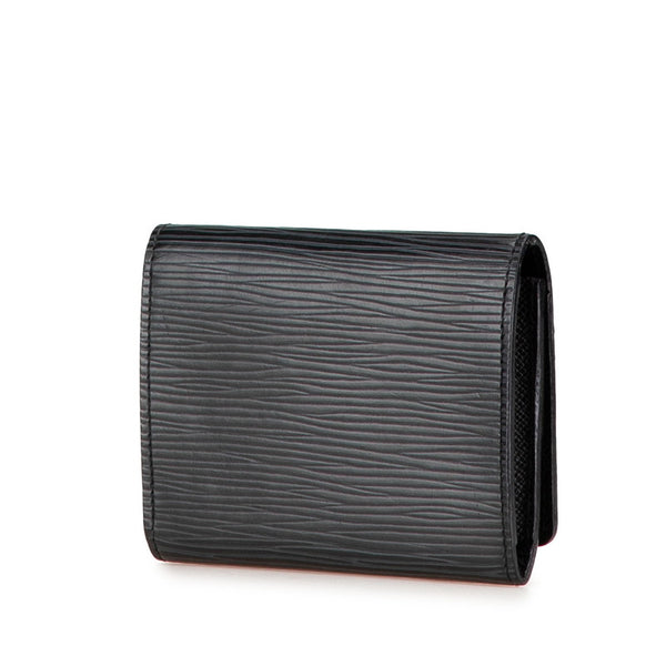 ルイ ヴィトン エピ アンヴェロップ カルト ドゥ ヴィジット カードケース M56582 ノワール ブラック レザー メンズ LOUIS VUITTON 【中古】