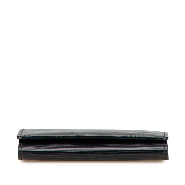 ルイ ヴィトン エピ アンヴェロップ カルト ドゥ ヴィジット カードケース M56582 ノワール ブラック レザー メンズ LOUIS VUITTON 【中古】