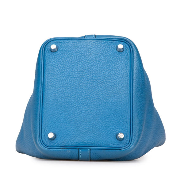 エルメス ピコタンロックPM ハンドバッグ ブルーゼリージュ トリヨンクレマンス レディース HERMES 【中古】