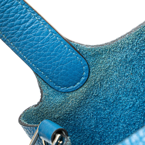 エルメス ピコタンロックPM ハンドバッグ ブルーゼリージュ トリヨンクレマンス レディース HERMES 【中古】