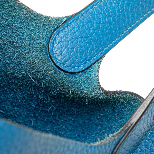 エルメス ピコタンロックPM ハンドバッグ ブルーゼリージュ トリヨンクレマンス レディース HERMES 【中古】