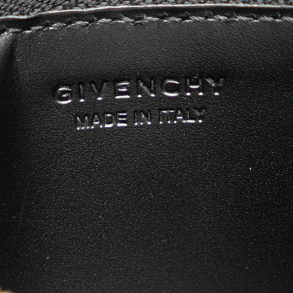 ジバンシー 星 スター モチーフ カードケース コインケース ブラック ホワイト レザー レディース Givenchy 【中古】