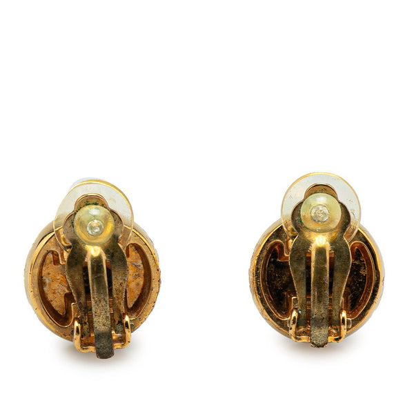 シャネル ココマーク イヤリング ゴールド メッキ レディース CHANEL 【中古】