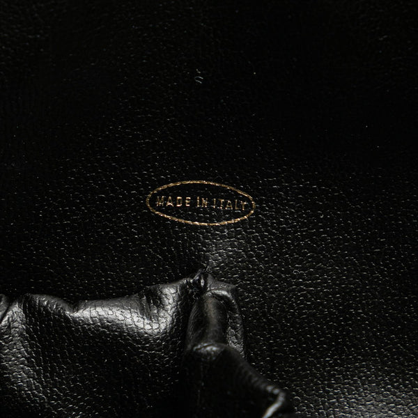 シャネル ココマーク ポーチ 小物入れ ブラック キャビアスキン レディース CHANEL 【中古】