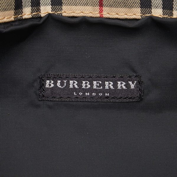 バーバリー ノバチェック トートバッグ ベージュ マルチカラー キャンバス レディース BURBERRY 【中古】