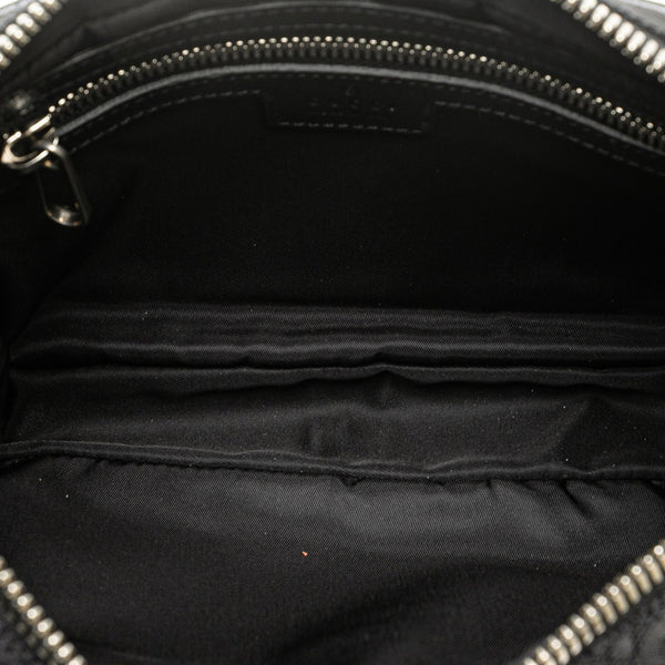 グッチ GGナイロン オフ ザ グリッド ウエストバッグ ボディバッグ 631341 ブラック ナイロン レザー レディース GUCCI 【中古】