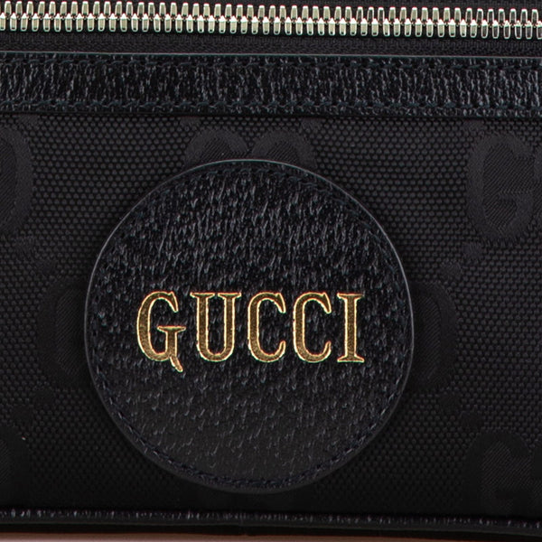 グッチ GGナイロン オフ ザ グリッド ウエストバッグ ボディバッグ 631341 ブラック ナイロン レザー レディース GUCCI 【中古】