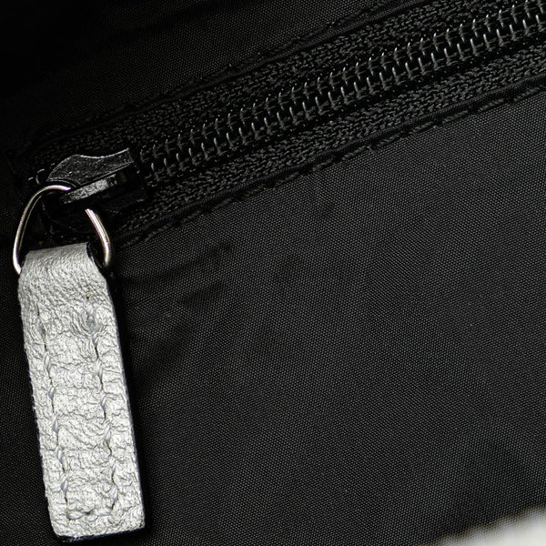 グッチ GGインプリメ ハンドバッグ 264210 シルバー キャンバス レザー レディース GUCCI 【中古】