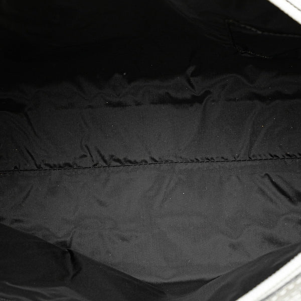 グッチ GGインプリメ ハンドバッグ 264210 シルバー キャンバス レザー レディース GUCCI 【中古】