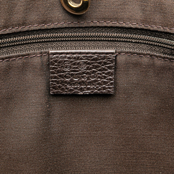 グッチ GGクリスタル トートバッグ ショルダーバッグ 336660 ベージュ ブラウン PVC レザー レディース GUCCI 【中古】