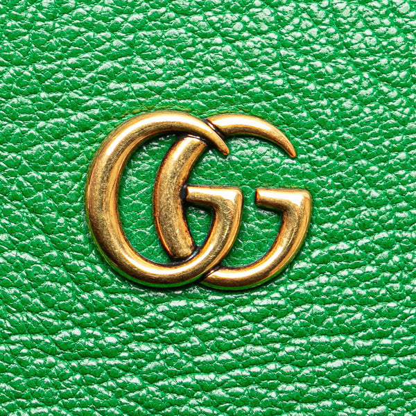 グッチ GGマーモント アフロディーテ ミニショルダーバッグ 739076 グリーン レザー レディース GUCCI 【中古】