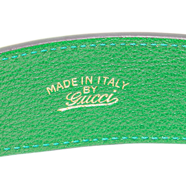 グッチ GGマーモント アフロディーテ ミニショルダーバッグ 739076 グリーン レザー レディース GUCCI 【中古】