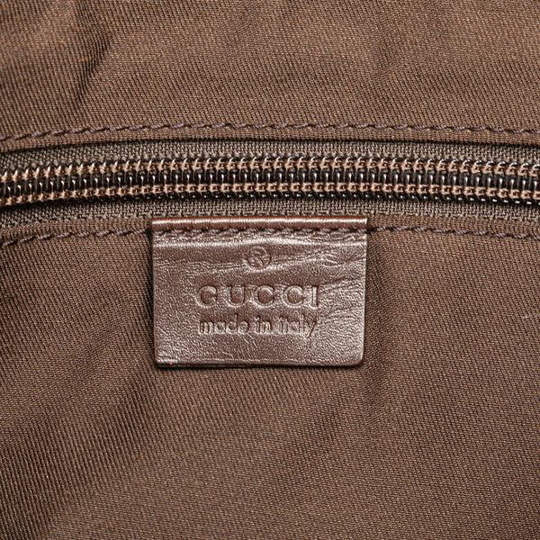 グッチ GGキャンバス ウエストバッグ ボディバッグ 145851 ベージュ ブラウン キャンバス レザー レディース GUCCI 【中古】