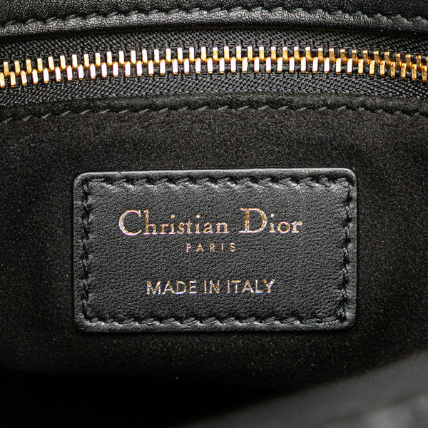 ディオール レディディオール ハンドバッグ ショルダーバッグ 2WAY ブラック レザー レディース Dior 【中古】