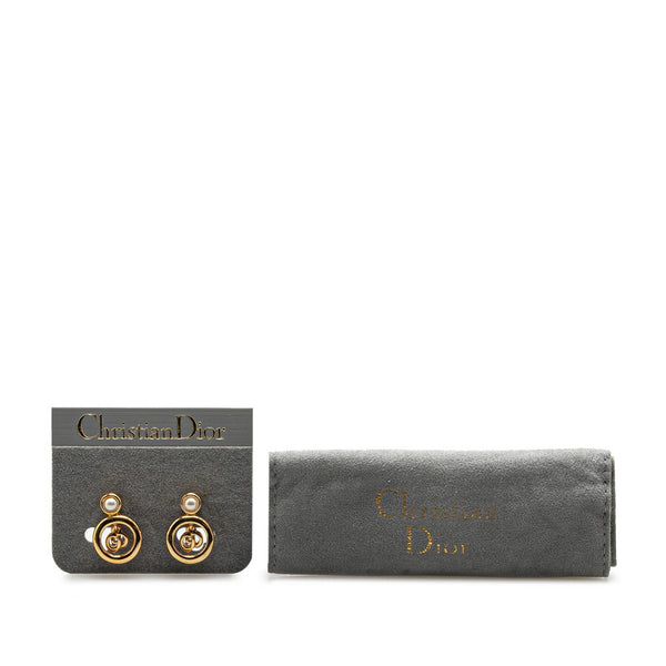 ディオール イヤリング ゴールド メッキ フェイクパール レディース Dior 【中古】