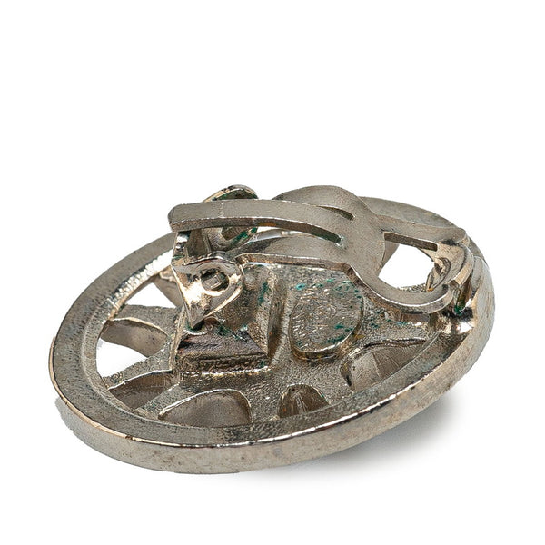 シャネル ココマーク イヤリング シルバー メタル レディース CHANEL 【中古】