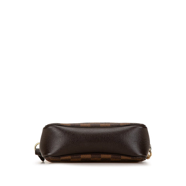 ルイ ヴィトン ダミエ トゥルース メイクアップ アクセサリーポーチ N51982 ブラウン PVC レザー レディース LOUIS VUITTON 【中古】