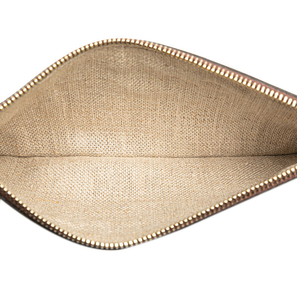 グッチ グッチクラフト ハンドバッグ トートバッグ 269878 ベージュ ブラウン キャンバス レザー レディース GUCCI 【中古】