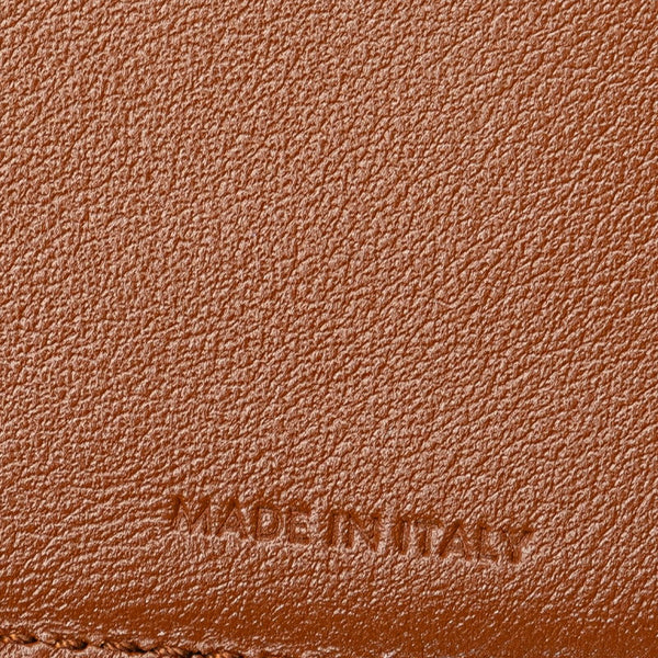 セリーヌ トリオンフ スモール フラップ ウォレット 二つ折り財布 ベージュ タン ブラウン キャンバス レザー レディース CELINE 【中古】