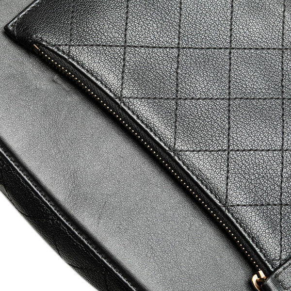 シャネル ココマーク ハンドバッグ ショルダーバッグ ブラック レザー レディース CHANEL 【中古】