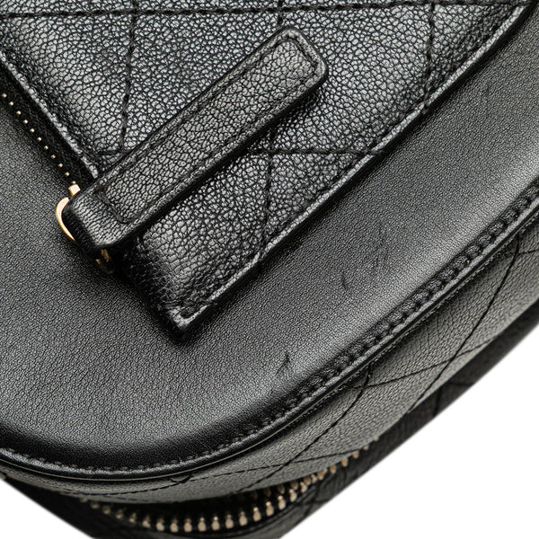 シャネル ココマーク ハンドバッグ ショルダーバッグ ブラック レザー レディース CHANEL 【中古】