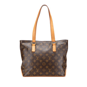 ルイ ヴィトン モノグラム カバピアノ ショルダーバッグ トートバッグ  M51151 ブラウン PVC レザー レディース LOUIS VUITTON 【中古】