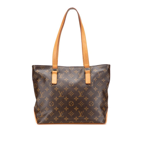 ルイ ヴィトン モノグラム カバピアノ ショルダーバッグ トートバッグ  M51151 ブラウン PVC レザー レディース LOUIS VUITTON 【中古】
