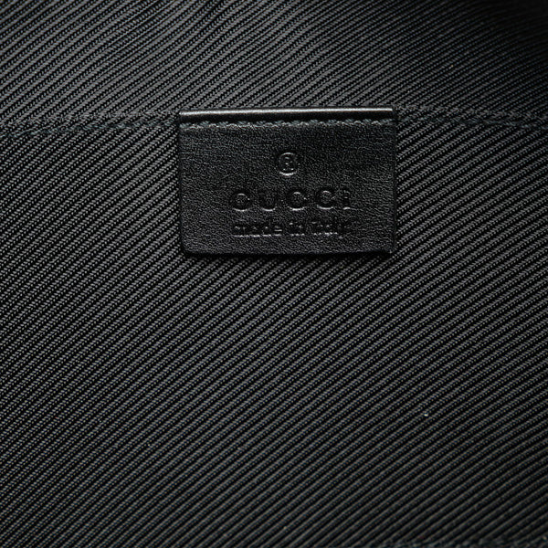 グッチ GGキャンバス ミニ ワンショルダーバッグ ハンドバッグ 32160 ブラック キャンバス レザー レディース GUCCI 【中古】