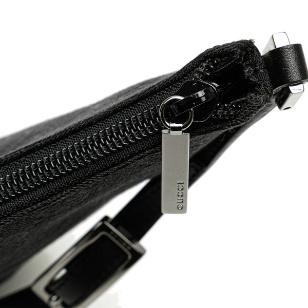 グッチ GGキャンバス ミニ ワンショルダーバッグ ハンドバッグ 32160 ブラック キャンバス レザー レディース GUCCI 【中古】