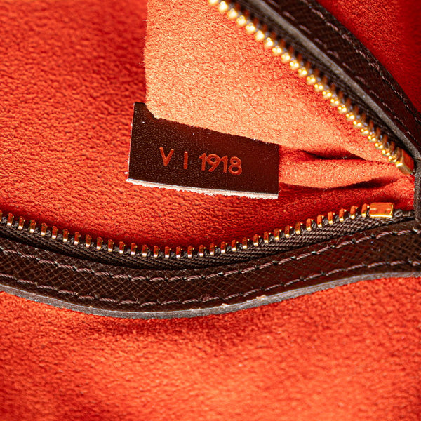 ルイ ヴィトン ダミエ トリアナ ハンドバッグ N51155 ブラウン PVC レザー レディース LOUIS VUITTON 【中古】