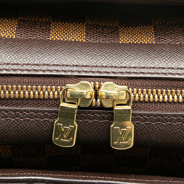 ルイ ヴィトン ダミエ トリアナ ハンドバッグ N51155 ブラウン PVC レザー レディース LOUIS VUITTON 【中古】