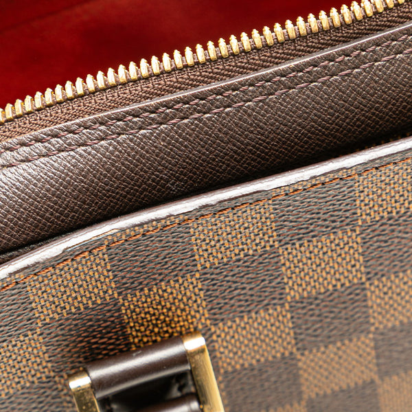 ルイ ヴィトン ダミエ トリアナ ハンドバッグ N51155 ブラウン PVC レザー レディース LOUIS VUITTON 【中古】