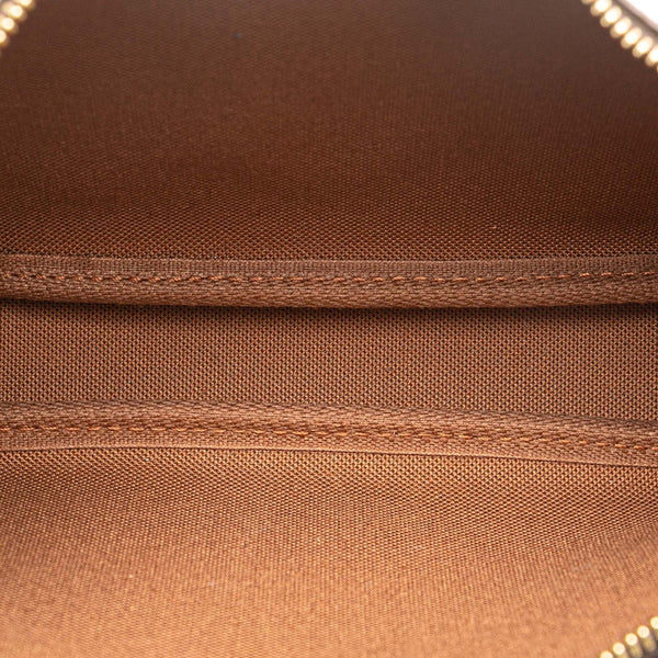 ルイ ヴィトン モノグラム ポシェット アクセソワール アクセサリーポーチ M51980 ブラウン PVC レザー レディース LOUIS VUITTON 【中古】