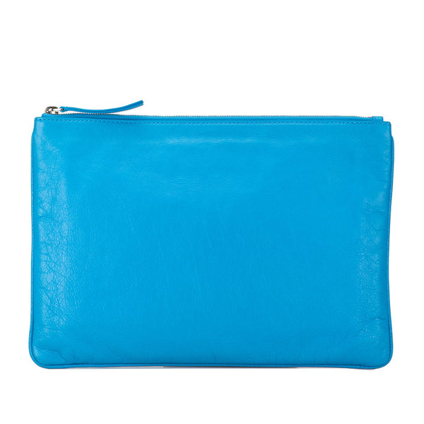 バレンシアガ クラッチバッグ セカンドバッグ 506794 ブルー レザー レディース BALENCIAGA 【中古】