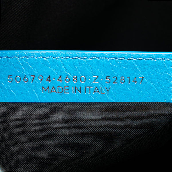 バレンシアガ クラッチバッグ セカンドバッグ 506794 ブルー レザー レディース BALENCIAGA 【中古】