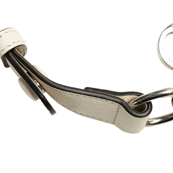 グッチ ブロンディ ショルダーバッグ 760170 ホワイト レザー レディース GUCCI 【中古】