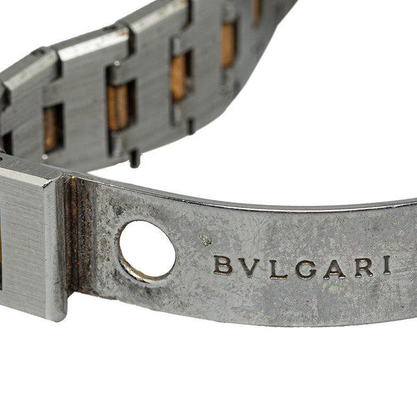 ブルガリ ブルガリブルガリ 腕時計 BB23SGD クオーツ ブラック文字盤 ステンレススチール レディース BVLGARI 【中古】